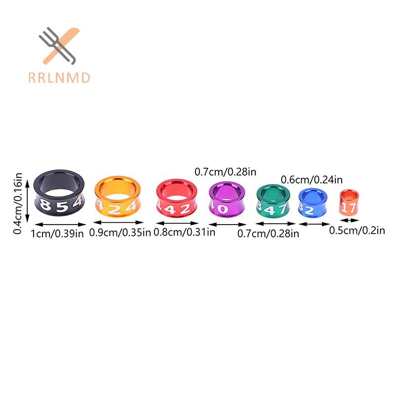 Rrlnmd 10 Chiếc Hợp Kim Chim Chân Nhẫn Bồ Câu Chân Với Số Ngoài Trời Công Cụ Huấn Luyện Chuyến Bay Thi Nhận Dạng Nhãn MỚI