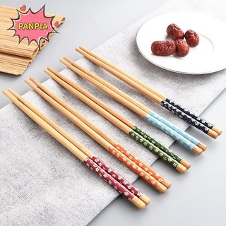 Pnpia 5 / 10 Đôi Đũa Tre Tự Nhiên An Toàn Và Sức Khỏe Có Thể Tái Sử Dụng In Hình Người Lớn Bộ Đồ Ăn Đũa Cổ Điển Cho Cửa Hàng Thực Phẩm Trung Quốc