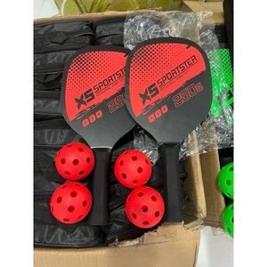 Bộ 2 Vợt Chơi Bóng Pickleball Siêu Nhẹ Và Chuyên Nghiệp Bền Đẹp Tặng Kèm Túi Đựng 4 Quả Bóng