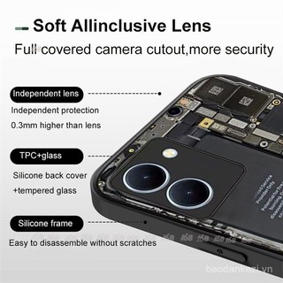 Ốp lưng Vivo Y36 Y27 Y28S 5G, ốp lưng Vivo Y27S Y28, bảng mạch PCBA, ốp điện thoại chống sốc hình Mario hoạt hình với bảo vệ camera, vỏ điện thoại cho nam giới