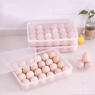 Hộp đựng trứng 24 quả có nắp đậy nhựa Việt Nhật , khay bảo quản trứng không bị vỡ chắc chắn ms: 6786