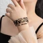 DARON Da Báo Vòng Tay, Phong Cách Bohemian Tay Trang Sức Nhiều Lớp Lắc Tay, Tất Cả Trận Đấu Retro Phóng Đại Mặt Rộng Vòng Tay Từ Tính Đảng