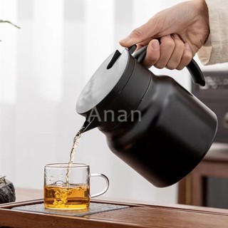 Ấm giữ nhiệt pha trà inox có lõi lọc 1000ml