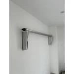 Giàn Phơi Xếp Tường Bộ HP80X (Loại Dày Chịu Tải Trọng 80KG),Nặng 4kg Nhôm Dựa Trên Độ Dài 2m – Sơn Tĩnh Điện Màu Rêu/Xám — ảnh 3