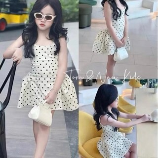 V30-Váy chấm bi cho bé gái sang chảnh size từ 8-30Kg
