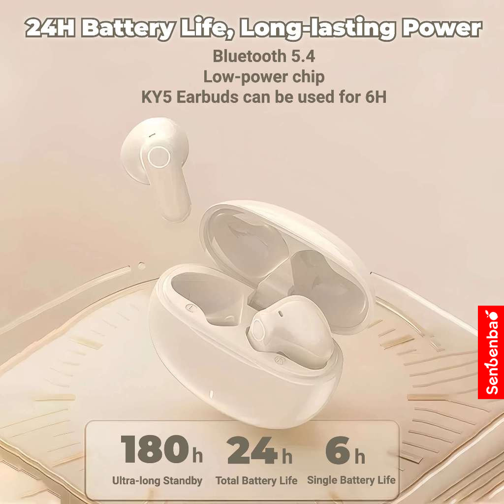 Senbenbao S55 Tai nghe không dây Bluetooth mini, Hifi, thể thao, chơi game, kinh doanh