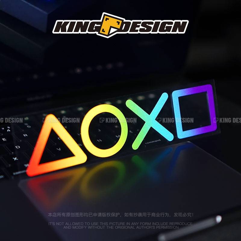 Sáng Tạo Dán Xe Ô Tô Sáng Tạo Macro mini Dán Trò Chơi Điện Tử Chủ Đề Xe Kính Chắn Gió Tam Giác Cửa Sổ Phản Quang