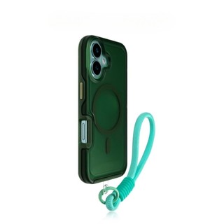 Ốp Điện Thoại Apple Mới Thích Hợp Cho IPhone 16 15 14 Pro Max Plus Màu Xanh Lá Cây Matte In Màn Hình Từ Tính