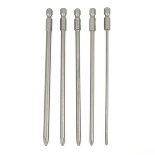 [Fuxin] 5 Mũi tuốc nơ vít điện từ tính dài 1 / 4 Hex 150mm PH1 PH2