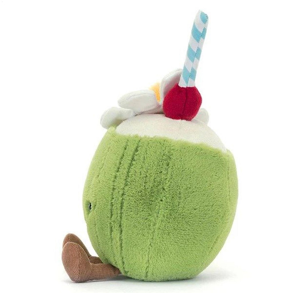 Amuseables Aruba Coconut Dừa Sang Trọng Búp Bê Coco Sang Trọng Mềm Mại Sang Trọng Hình Đáng Yêu Trái Cây Búp Bê