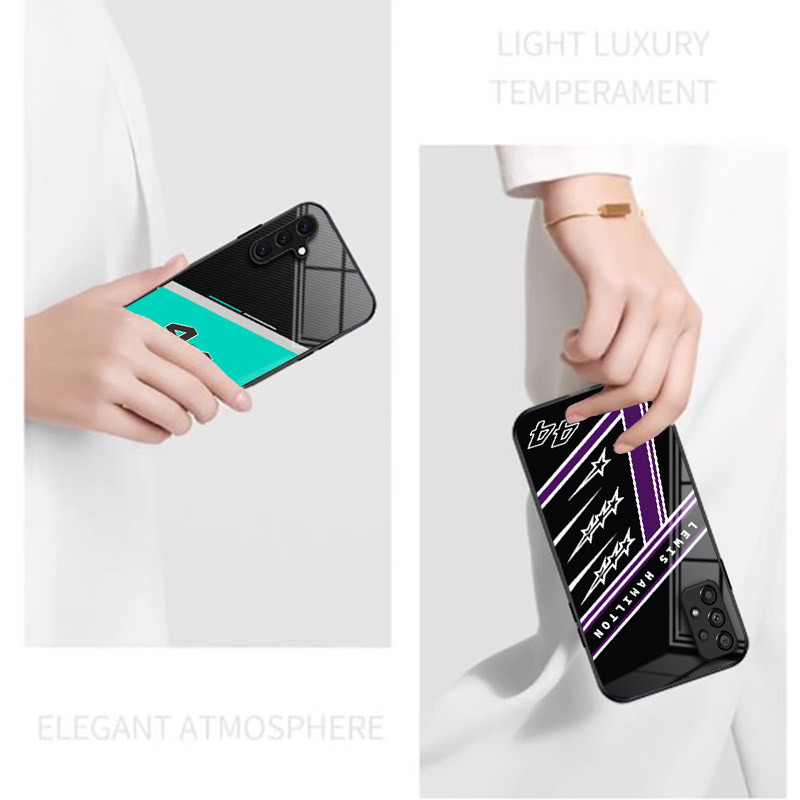 Ốp Điện Thoại Kính Cường Lực Lewis Hamilton 05 Cho Samsung Galaxy A11 A14 A20 A30 A22 A32 A33 A34 A40 A42 A51 4G A52 A53 A54 A70 A71 A72 A73 5G