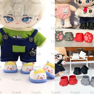 Giày Búp Bê YSANH, Giày Búp Bê Làm Bằng Tay 20cm, Phụ Kiện Búp Bê Hoạt Hình Cotton Động Vật Mini Giày Sinh Nhật