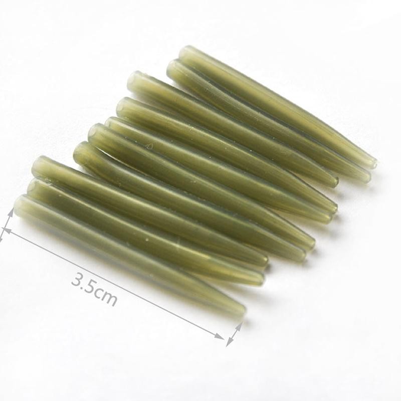TMOY 40 Chiếc Cá Chép Phụ Kiện Câu Cá Kẹp Chì Thay Đổi Nhanh Đuôi Xoay Cao Su Chống Tay Cho Cá Chép Giàn Câu Cá Thô TCS