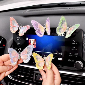 3d Di Chuyển Bướm Ô Tô Lỗ Thông Hơi Trang Trí Ô Tô Gắn Đồ Trang Trí Nhỏ Trang Trí Nội Thất Phụ Kiện Trang Trí