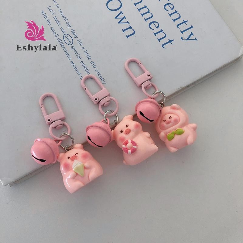 Hoạt Hình Dễ Thương Chú Heo Nhỏ Mặt Dây Chuyền Móc Khóa Túi Thời Trang Đồ Trang Trí Mới Lạ Sáng Tạo Ba Lô Trang Trí Phụ Kiện Quà Tặng [MỚI]