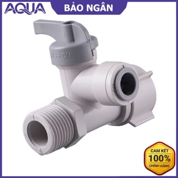 Van cấp máy lọc nước, Van chia nước đầu nguồn - Khẩu khoá ren 21 ra ống 10mm 6mm - Linh kiện máy lọc nước