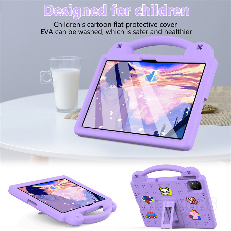 Ốp Lưng Cho Infinix Xpad 11inch 2024 X1101 Máy Tính Bảng Trẻ Em An Toàn Trẻ Em Tay Cầm Đứng Vỏ An Toàn Sinh Viên Bảo Vệ Cầm Tay Giá Đỡ Học Tập Trẻ Em Học Sinh Nghiên Cứu Chống Sốc Bao