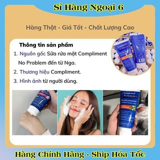 [DATE MỚI] Gel rửa mặt BHA Compliment No Problem làm sạch sâu, giảm viêm & mụn 200ml của NGA