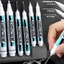 0.7 / 1.0 / 2.5mm Bút đánh dấu màu trắng chống thấm nước Bút kẻ sọc sơn lốp ô tô BVAH