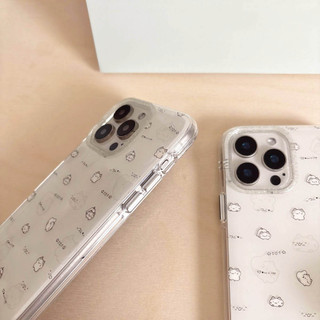 Ốp lưng cứng Tương thích với iPhone 13 13Pro 13ProMax 14 14Pro 14ProMax 15 15Pro 15ProMax 16 16Pro 16ProMax Line họa tiết mèo con