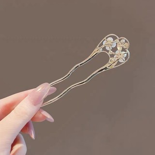 Mauropoli [Sẵn Sàng] Kẹp Tóc Hoa Ngọc Trai Thanh Lịch Nữ Hiện Đại Đơn Giản Kẹp Tóc Đôi Kẹp Tóc Hình Chữ U Kẹp Tóc Cao Cấp Cảm Giác Chèn Lược