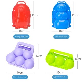 WEETW Santa Clau Snowball Maker Toy, Nhựa Santa Clau Cây Giáng Sinh Snowball Maker Clip, Tay Cầm Chống Trơn Trượt Di Động Chống Trơn Trượt Khuôn Làm Quả Bóng Tuyết Chiến Đấu