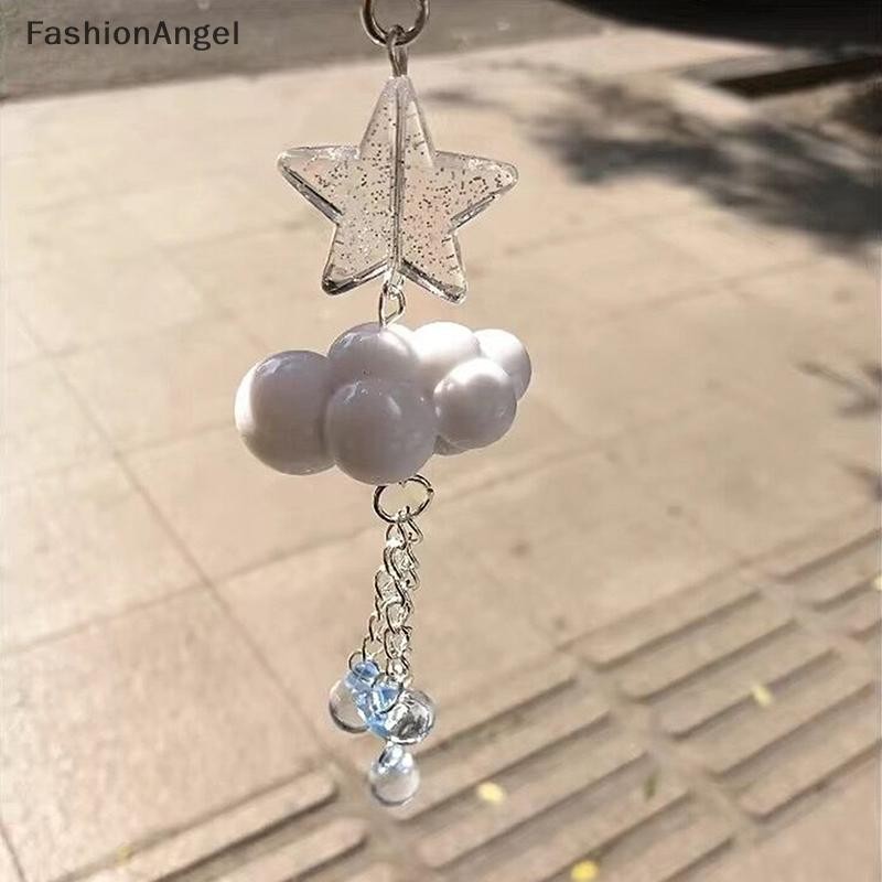FashionAngel Y2K Cloud Orchid Điện Thoại Mặt Dây Chuyền Đính Hạt Dễ Thương Handmade Cô Gái Ngọt Ngào Móc Khóa Cho Máy Ảnh CCD Ch VN