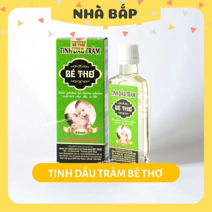Tinh Dầu Tràm Bé Thơ Chăm Sóc Sức Khỏe Cho Bé 50ml - Nhà Bắp Store