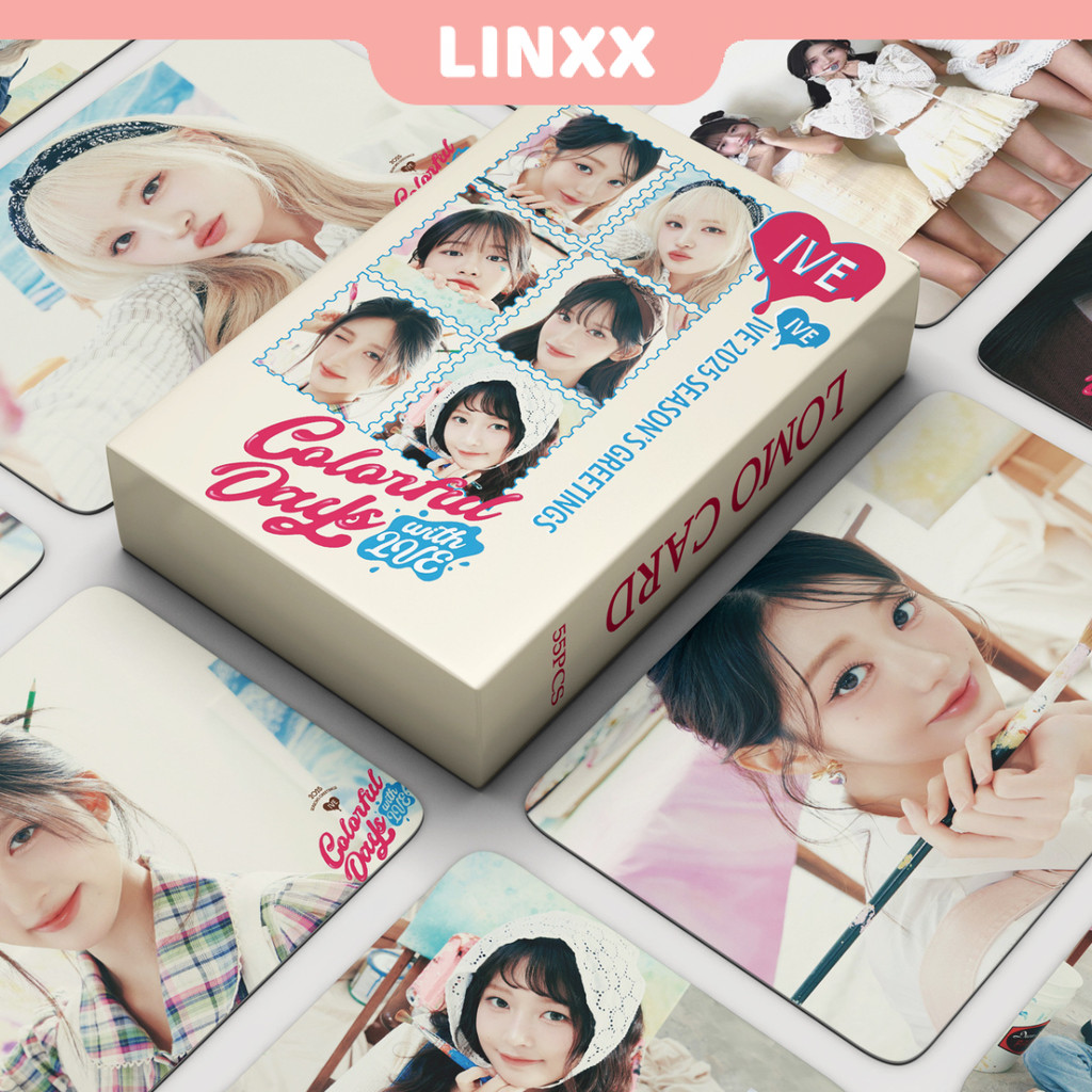 Linxx 55 Chiếc IVE Nhiều Màu Sắc Ngày Album Lomo Card Kpop Photocards Bưu Thiếp Series