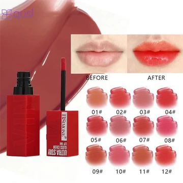 Son môi New York Superstay Vinyl Ink Lipstick Mirror Lip Glaze dưỡng ẩm lâu trôi dạng nước Son môi dạng lỏng Fine Flash Full Doodle Lipstick qusl
