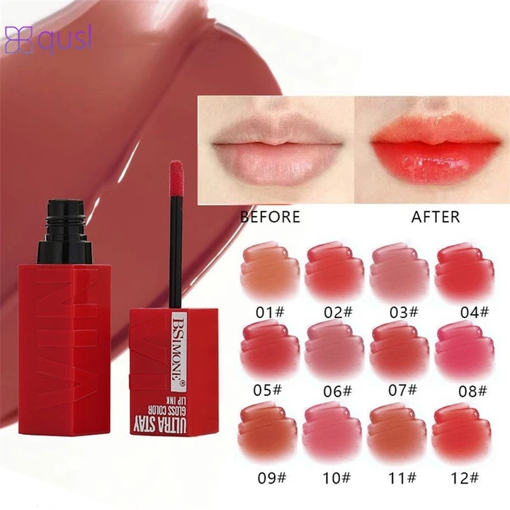 Son môi New York Superstay Vinyl Ink Lipstick Mirror Lip Glaze dưỡng ẩm lâu trôi dạng nước Son môi dạng lỏng Fine Flash Full Doodle Lipstick qusl