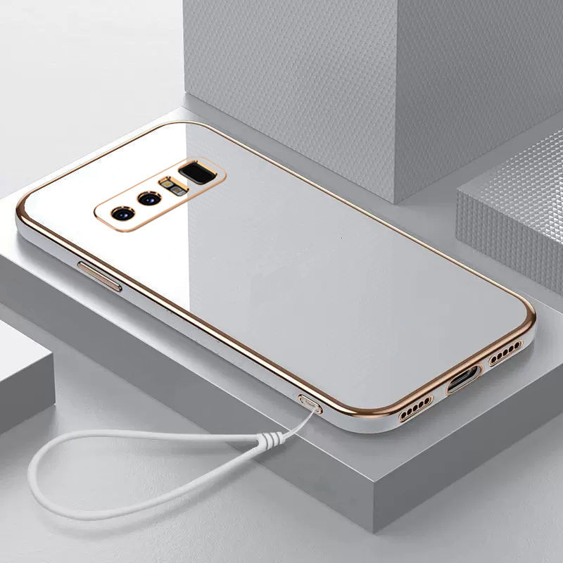 Dành Cho Samsung Galaxy Note8 Ốp điện thoại Mạ Vuông Sang Trọng SM-N950F, SM-N950U Ốp điện thoại Silicon Chống Sốc Fundas