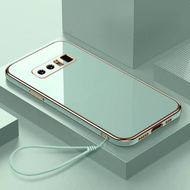 Dành Cho Samsung Galaxy Note8 Ốp điện thoại Mạ Vuông Sang Trọng SM-N950F, SM-N950U Ốp điện thoại Silicon Chống Sốc Fundas