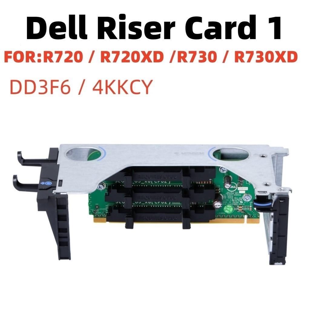 DD3F6 4KKCY RISER 1 THẺ CHO DELL R720 R720XD R730 R730XD Máy chủ PCI-E ...
