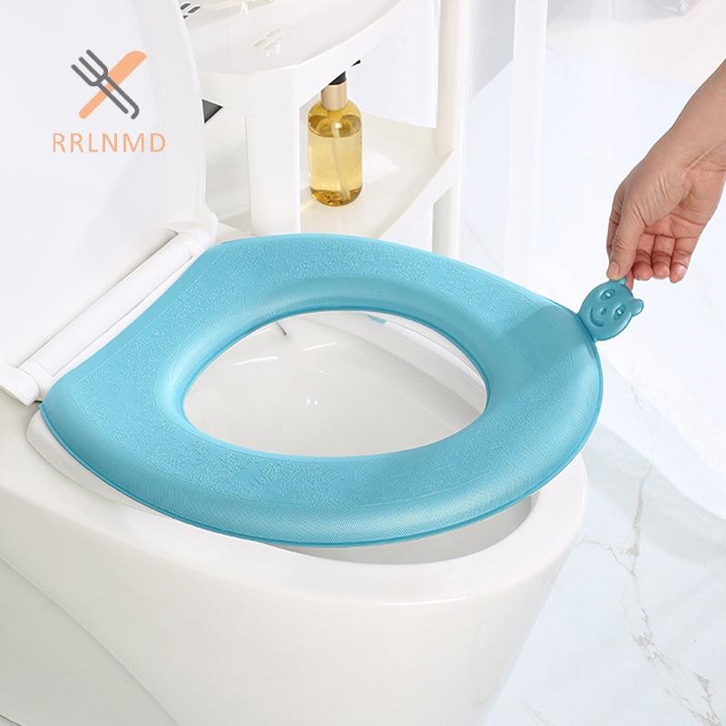Rrlnmd EVA Chống Nước Bồn Cầu Bọc Dày Bốn Mùa Đa Năng Miếng Lót Vệ Sinh MỚI