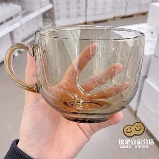 Cốc hổ phách thủy tinh 440ml to ( SỈ GIÁ ĐẸP ), Ly thủy tinh màu hổ phách 440ml to chịu nhiết rất tốt