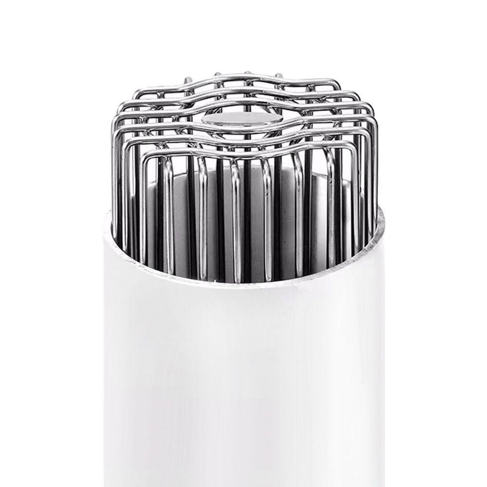 Ống thoát nước sàn trên mái BAMBOOB, Vỏ thoát nước ban công bằng thép không gỉ tròn, Hữu ích Chống chặn dịch chuyển lớn trên nóc ống mưa Nắp ống thoát nước Lắp ống nước