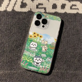Vỏ Điện Thoại Chiikawa Dễ Thương Cho IPhone 16 14 15 Pro Max X XS XR 16E Vỏ Trong Suốt Dễ Thương Vintage Đơn Giản INS Bảo Vệ Ống Kính Vỏ Bảo Vệ Camera