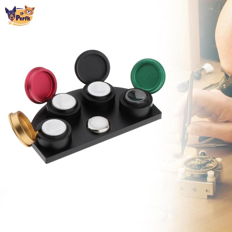 Đồng hồ Giá đỡ cốc dầu 4 món Phụ kiện đa chức năng Có thể tái sử dụng Sửa chữa thực tế