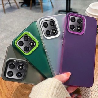 Dành Cho Honor X7c Ốp Lưng Honor 200 Điện Thoại Thông Minh Sang Trọng Laser Kim Loại Màu Cực Quang Chống Sốc Ốp Lưng