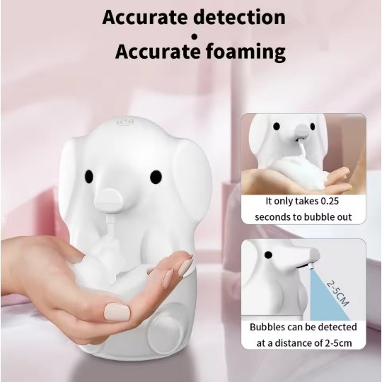 Hộp Đựng Xà Phòng Tự Động Thông Minh Không Cảm Ứng Hồng Ngoại Xà Phòng Rửa Voi Hoạt Hình Nhà Phòng Tắm Hộp Đựng Nhanh Tạo Bọt