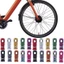 DARON 2 Chiếc Nắp Van Lốp Không săm, Nắp Thân Van Presta Nhôm Chống Ăn Mòn, MTB Siêu Nhẹ 2 Trong 1 Chống Mài Mòn Presta / Schrader Nắp Van Lốp Đua Xe Đạp Đường Bộ