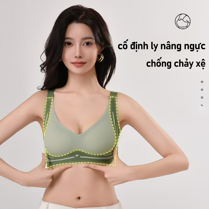 Áo ngực đẩy lên không dây,Hỗ trợ mạnh mẽ Đẩy lên Nâng chống chảy xệ,quần lót nữ không vòng thép