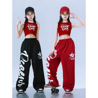 Trẻ Em Jazz Trang Phục Khiêu Vũ Phù Hợp Với Trang Phục Cắt Bé Gái Khiêu Vũ Sàn Catwalk Quần Áo Thời Trang