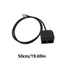 Bộ chuyển đổi đào tạo điện thoại GODD RJ9 Bộ chia Y RJ9 4P4C Nam sang 2xRJ9 Nữ Bộ chuyển đổi để kết nối 2 đầu trong điện thoại IP