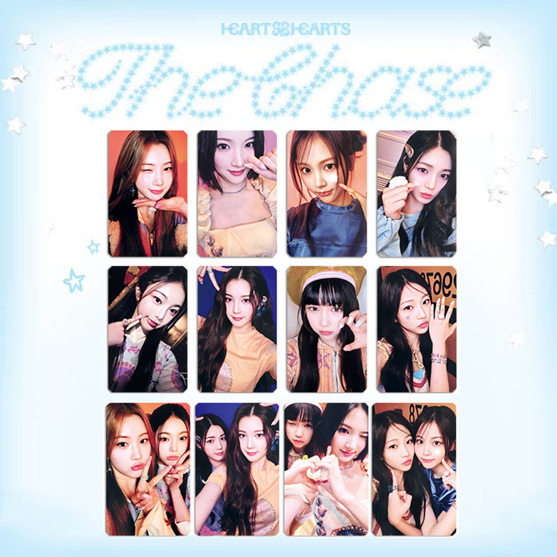 4-8 chiếc H2H Hearts2Hearts The Chase Lomo Cards Makestar SM Town LD Soundwave POB Photocard JIWOO CARMEN YUHA STELLA JUUN A-NA IAN YE-ON Bưu thiếp ảnh chống nước YM