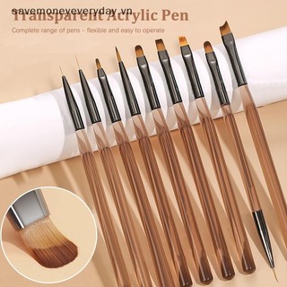 [savemoneyeveryday] 1 Chiếc Bút Móng Tay Bàn Chải Quét Bút Dây Vẽ Ánh Sáng Bút Gradient Bàn Chải Móng Tay [vn]