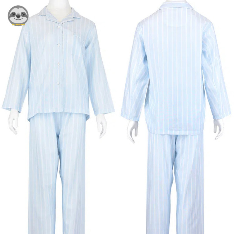 Phong cách Nhật Bản Muji Style / Bộ đồ ngủ liền mạch gạc hai lớp / Bộ đồ mặc nhà mỏng dành cho nam nữ