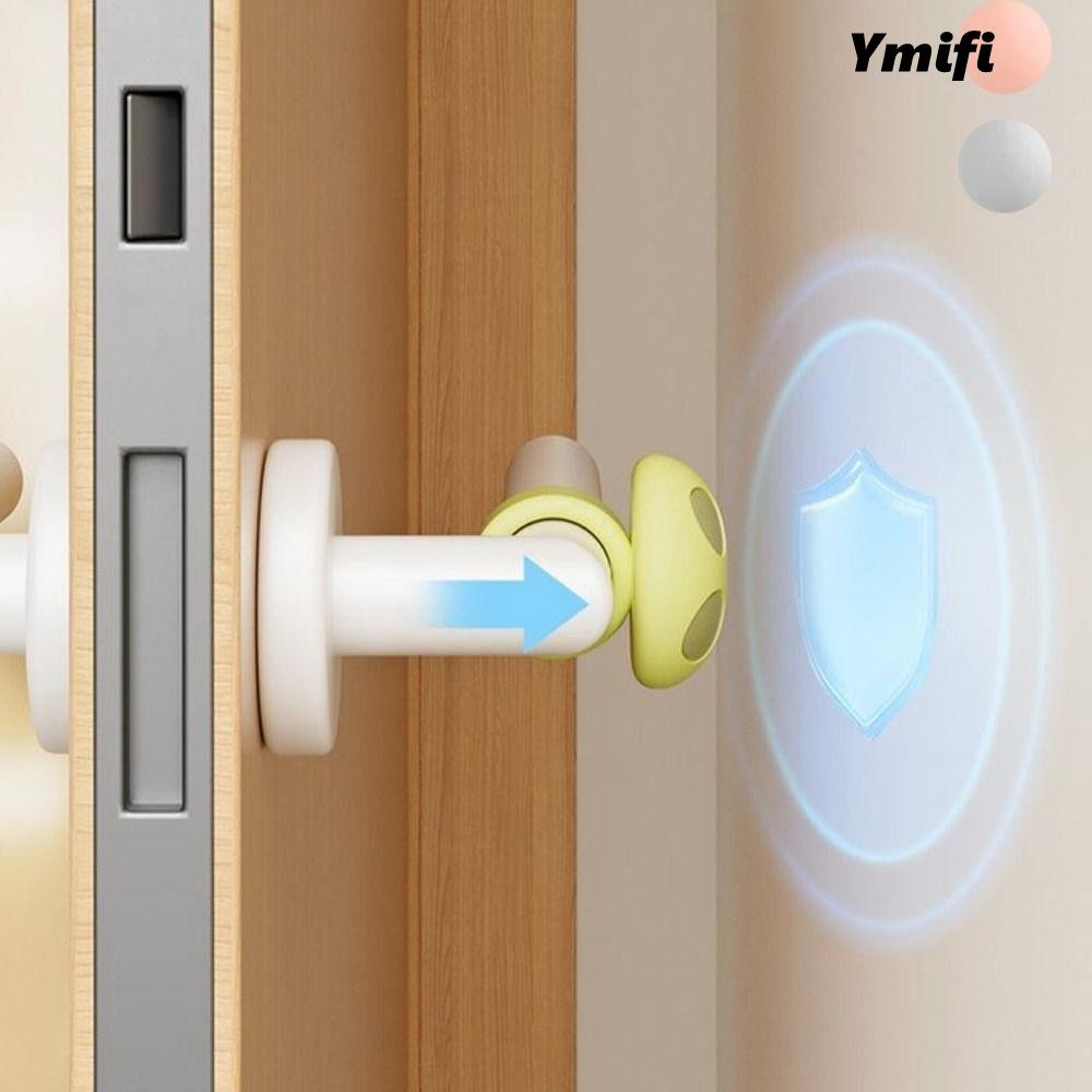 YMIFI 1 / 2 / 3 Chốt chặn cửa, Nút chặn cửa silicon tự dính, Tấm bảo vệ chống sốc tắt tiếng bền bỉ Phòng ngủ