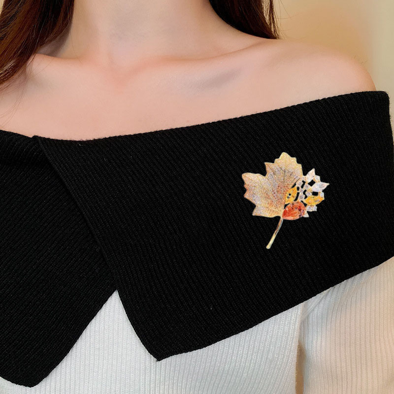 Mới Corsage lá phong thời trang, tinh tế, sang trọng